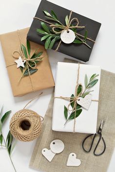 DIY | minimal clay gift tags