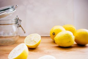 DIY lemon body scrub | seefoodplay.com
